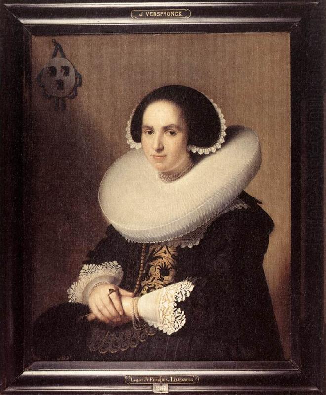 Portrait of Willemina van Braeckel er, VERSPRONCK, Jan Cornelisz